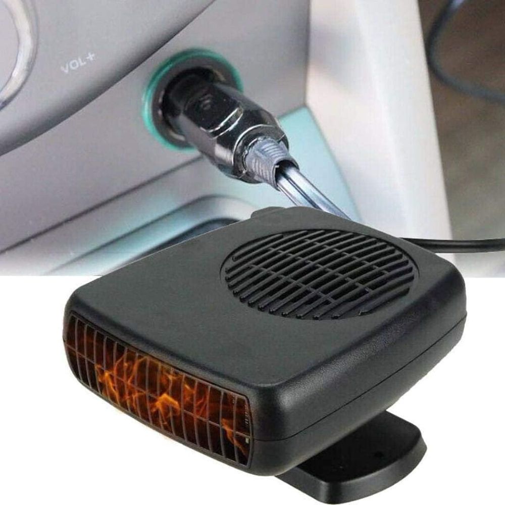 Portable Car Heater with Ceramic Element and Dual Mode, 12V Socket Compatible