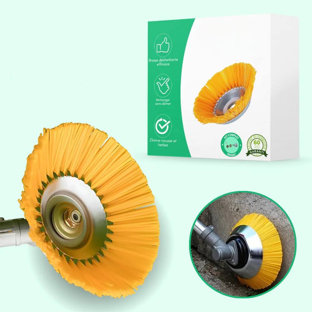 Nylon Brush Trimmer Head for Precise Finishing and Gentle Cleaning