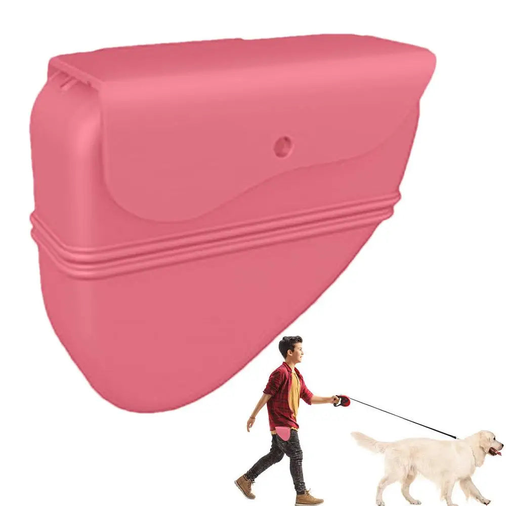 Dog Treat Pouch with Adjustable Waist Clip and Waterproof Silicone Build