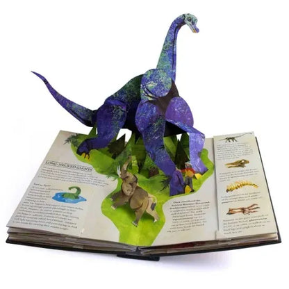 3D Pop-Up Dinosaur Book with Sea Creatures and Educational Facts, Hardcover