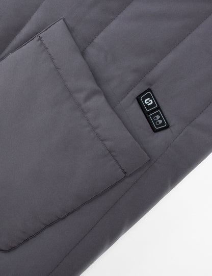 Wearable Heated Blanket with Five Carbon Fiber Zones and 16000mAh Power Bank