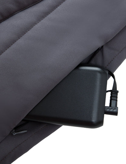 Wearable Heated Blanket with Five Carbon Fiber Zones and 16000mAh Power Bank