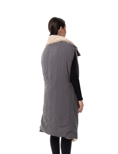 Wearable Heated Blanket with Five Carbon Fiber Zones and 16000mAh Power Bank