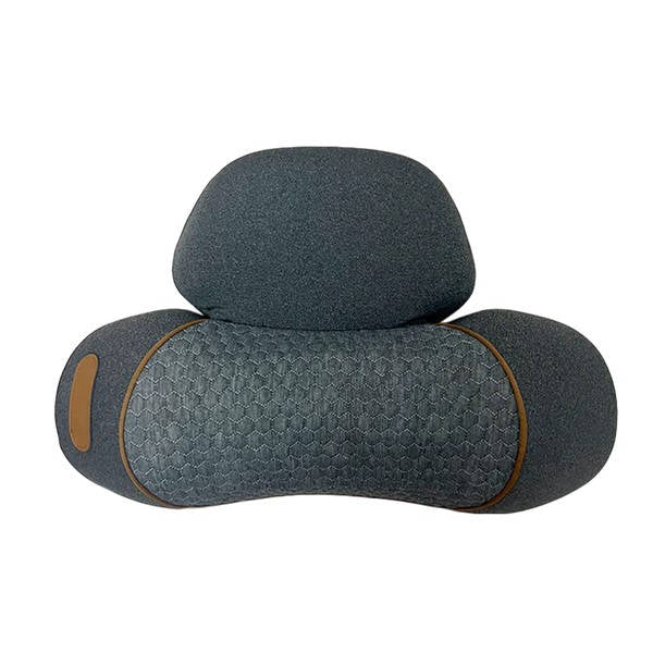 Heated Neck Massage Pillow with Adjustable Support and Vibration Modes