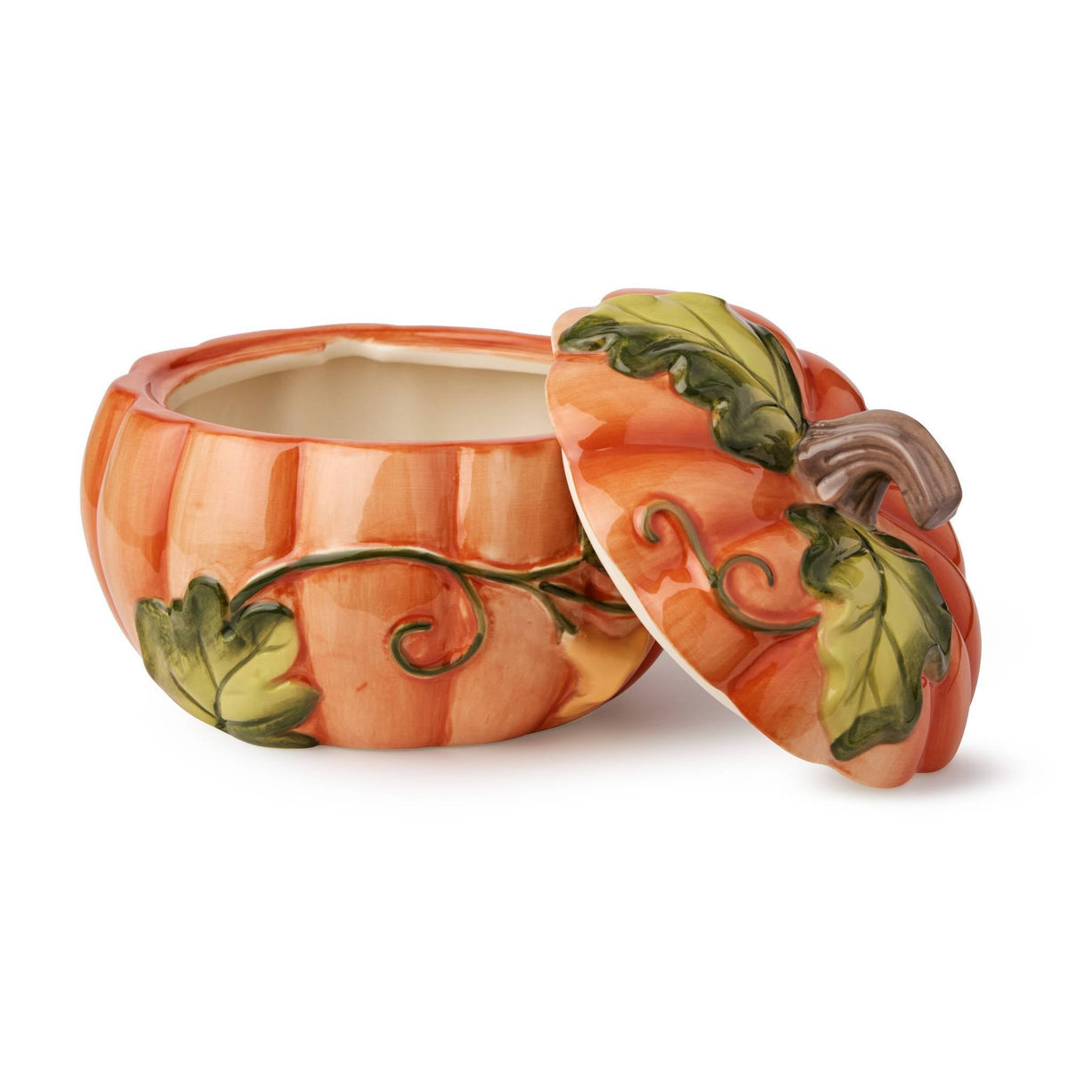Harvest Soup Bowls with Pumpkin Lids and 24 Ounce Capacity Set of 2 for Cozy Meals