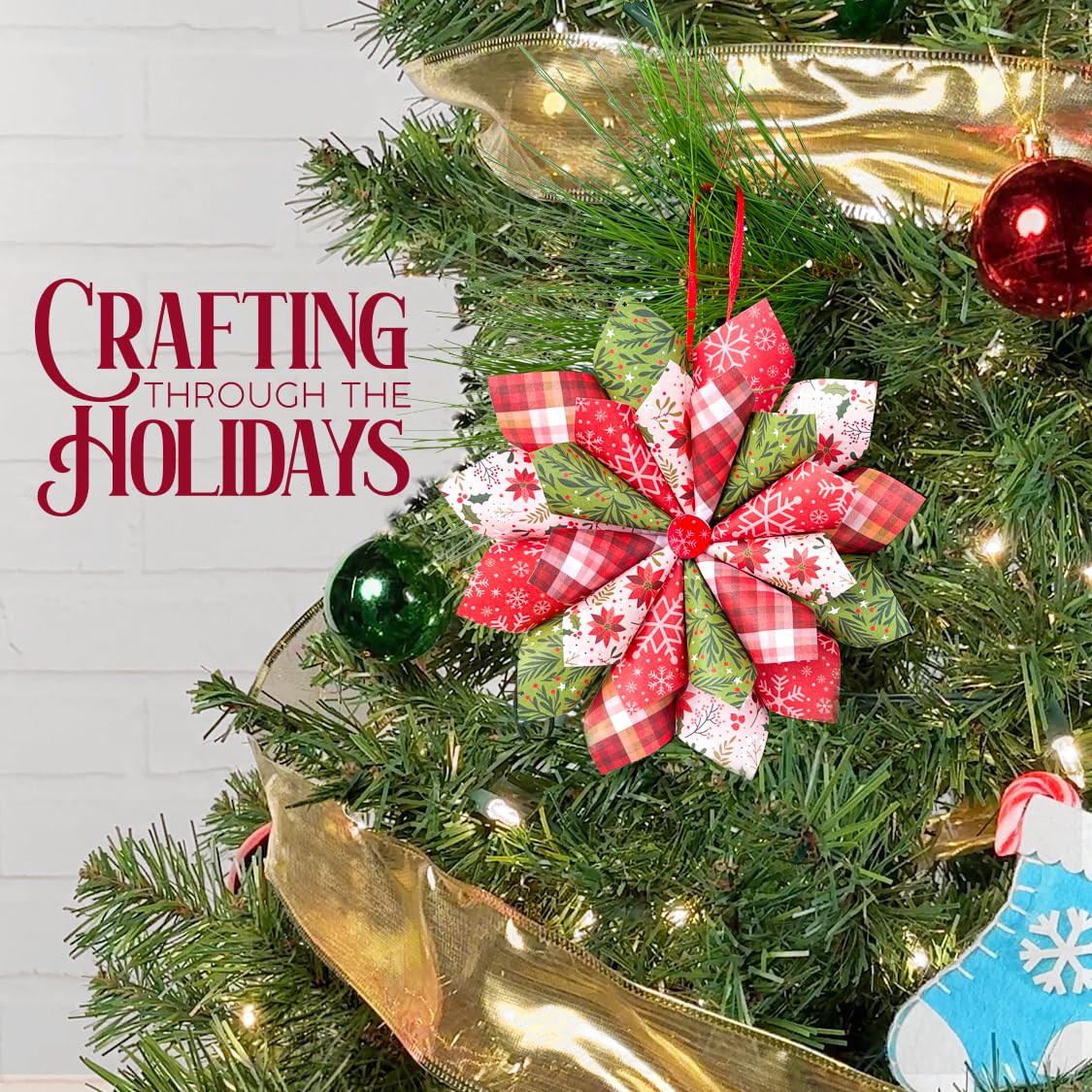 Christmas Countdown Craft Set of 25 Bags with Diamond Art, Paint by Number and Ornament Projects for All Ages