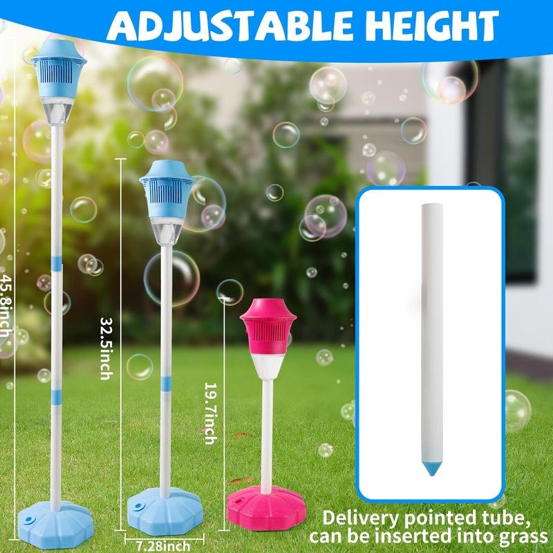 Automatic Bubble Maker with Adjustable Stand and 20,000 Bubbles Per Minute