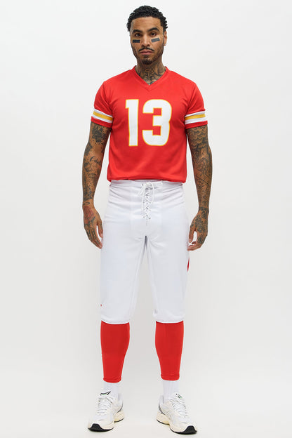Cropped Jersey Costume Set with Panty and Wrist Bands for Game Day