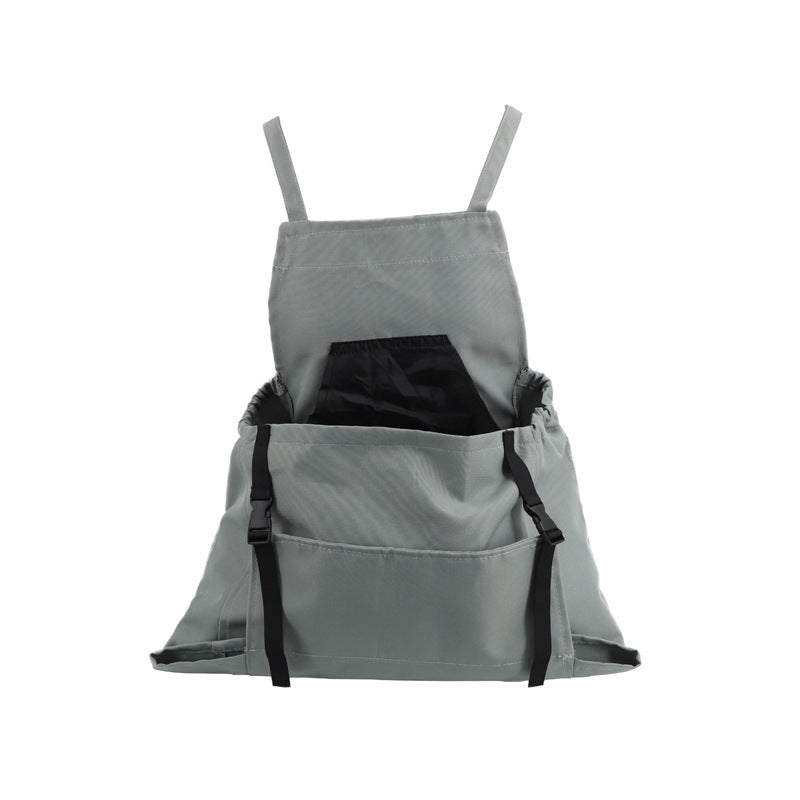 Garden Apron with Oxford Fabric and Cross Back Straps, Adjustable Waist