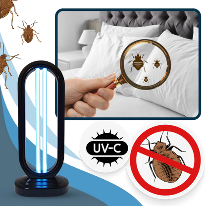 UV C Handheld Sterilizer with Remote Control and Timer for Mattresses