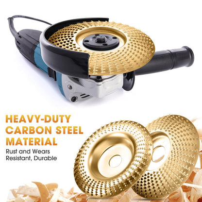 Tungsten Carbide Grinding Disc Set with Flat, Beveled and Arc Discs for Angle Grinder