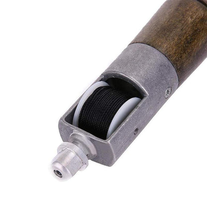 Leather Sewing Awl Kit with Dual Needles and Waxed Thread for Repairs