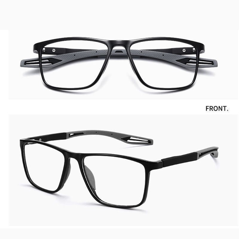 Progressive Reading Glasses with Blue Light Filter and Titanium Frame