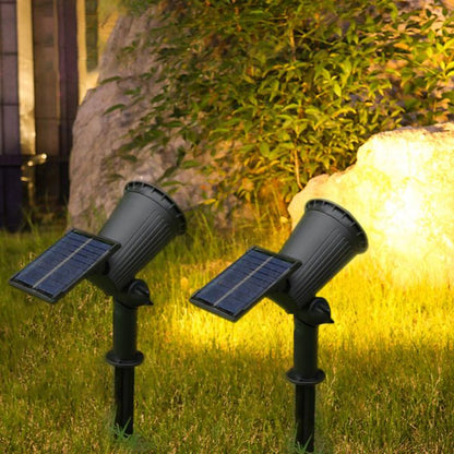 Solar Garden Spotlight  9-Color LED Adjustable Landscape Light - Product showcase