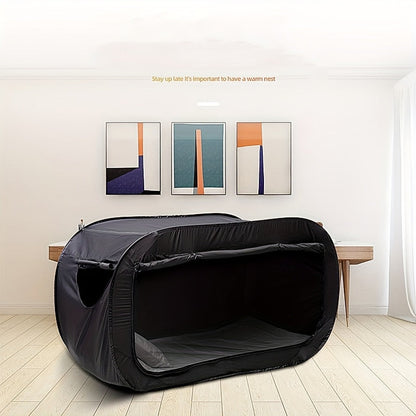 Portable Tent Bed with Full Zipper Closure and Water Repellent Polyester, Insect Protection