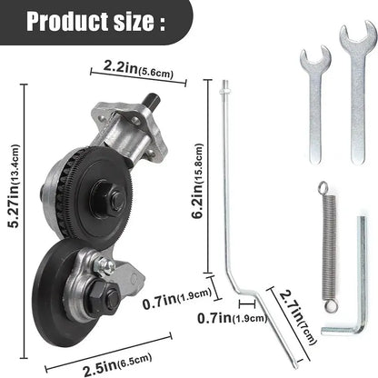 Electric Drill Metal Cutter Attachment Sheet Metal Cutter Drill Attachment Electric Drill Plate Cutter Attachment Electric Drill Shears Nibbler Attachment Portable Drill Metal Sheet Cutter for Cutting Thin Iron Thin White Sheet Steel Aluminum allveramart