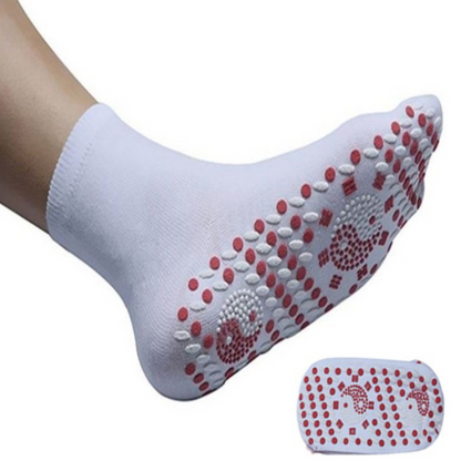 Heated Socks with Removable Rechargeable Battery Packs, Adjustable Heat Levels and a Breathable Stretch Knit
