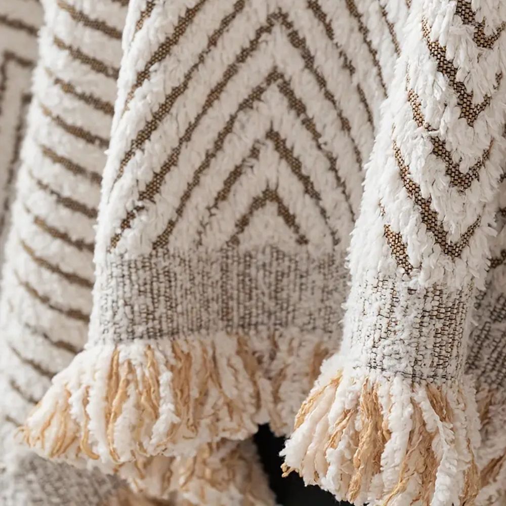Microfiber Sofa Cover with Herringbone Weave and Non-Slip Backing, Machine Washable