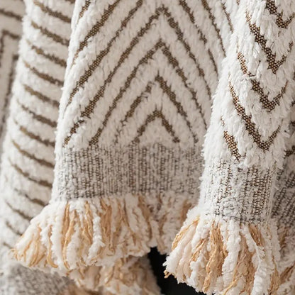 Microfiber Sofa Cover with Herringbone Weave and Non-Slip Backing, Machine Washable
