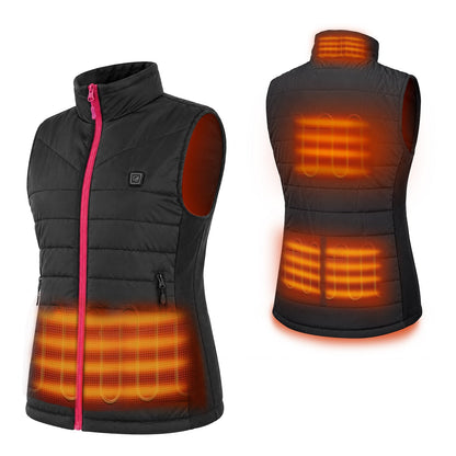 Women's Core Heated Vest with Six Heat Zones and Three Temperature Levels