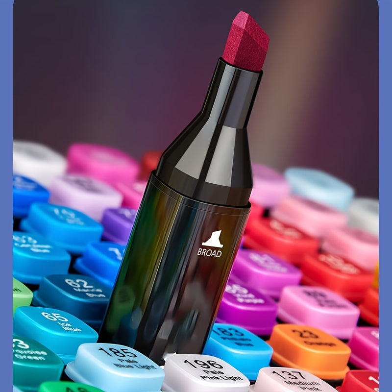 Alkoholmarker Set 168 Farben doppelseitig -    Zorenza