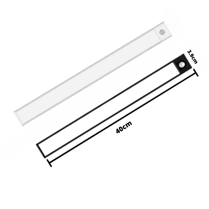 Motion Sensor LED Light with Magnetic Mounting and Adjustable Brightness, Three Color Temperatures