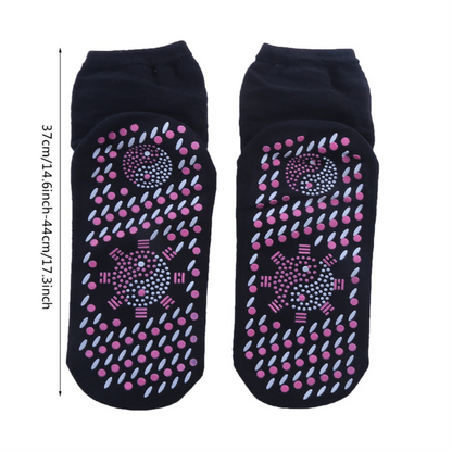 Heated Socks with Removable Rechargeable Battery Packs, Adjustable Heat Levels and a Breathable Stretch Knit