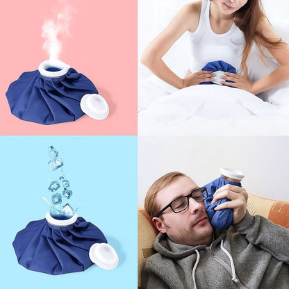Reusable Hot and Cold Gel Pack with Moldable Design and Insulated Cover