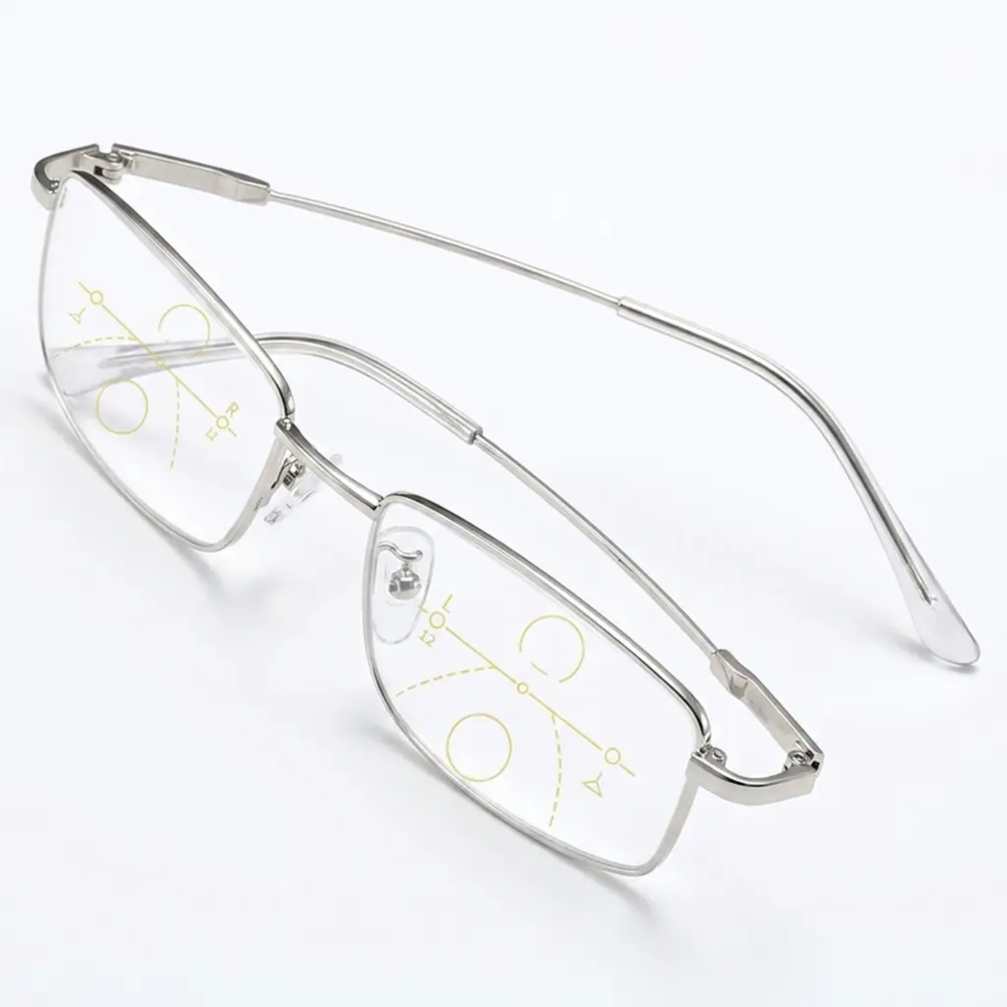 Progressive Multifocal Reading Glasses with Blue Light Filtering and Anti Glare Coating