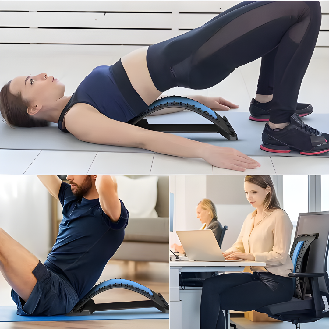 Lumbar Support Back Stretching Board for Yoga, Posture Support and Back Stretching