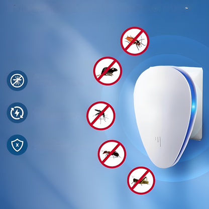 Plug In Pest Repeller with Triple Wave Technology and Multi-Pest Coverage