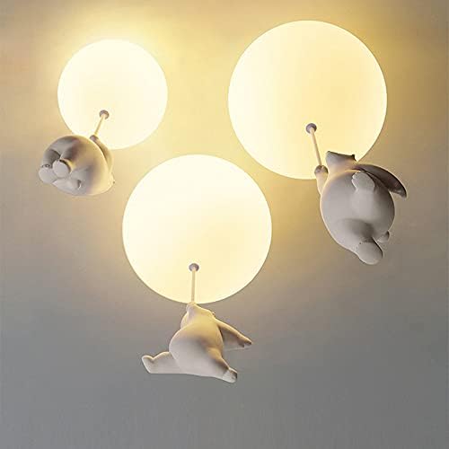 Balloon Bear Ceiling Light with Playful Bear Design