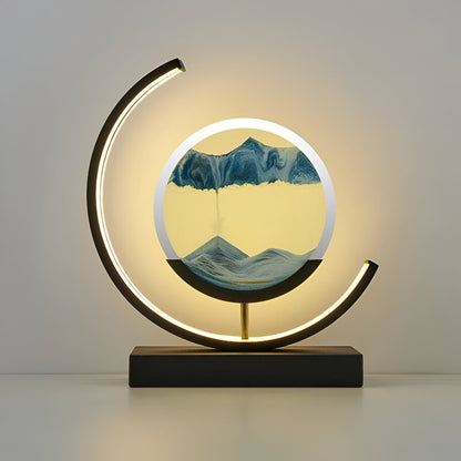 Sand Glow Sand Lamp with Remote Control and Dimmable Light