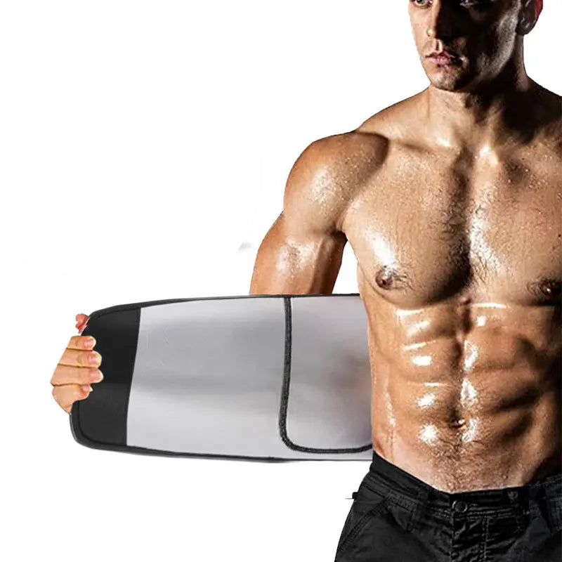Sports Waist Trainer, Unisex Sweat Waist Trainer, Comfortable Sauna Sweat Belt, Fitness Waist Trainer, Waist Trimmer Cincher, Exercise Waistband, Workout Waistband, Sporty Waist Slimmer, Sports & Outdoor Accessories allveramart