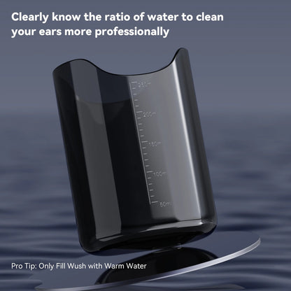 Ear Cleaning System with Triple Jet Water Stream and Adjustable Pressure, Rechargeable