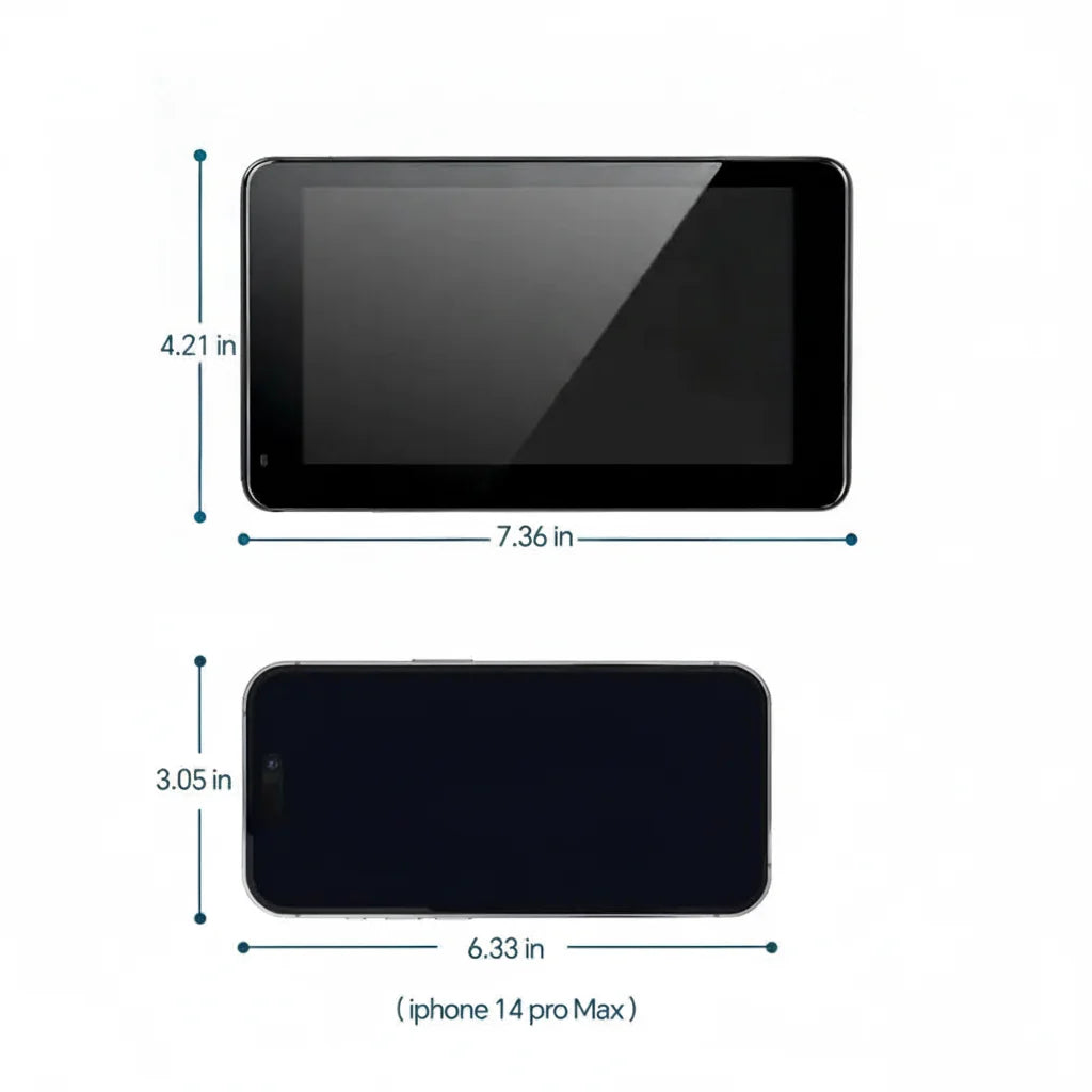2026 Upgraded Wireless CarPlay Screen for Andriod & Iphone : The Ultimate Portable Car Play Adapter for Seamless In-Car Entertainment Car Media Player Car Monitor allveramart