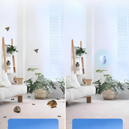 Plug In Pest Repeller with Triple Wave Technology and Multi-Pest Coverage