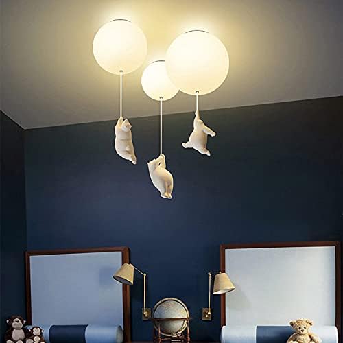 Balloon Bear Ceiling Light with Playful Bear Design