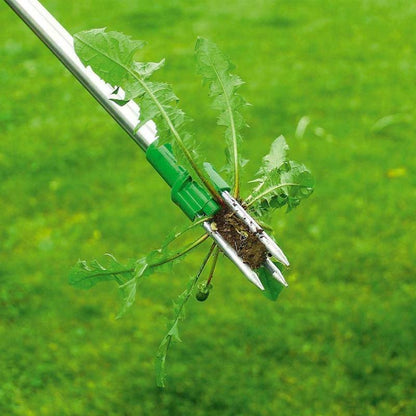 Standing Weed Puller with Triple Steel Claws and Foot Pedal