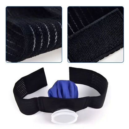 Reusable Hot and Cold Gel Pack with Moldable Design and Insulated Cover