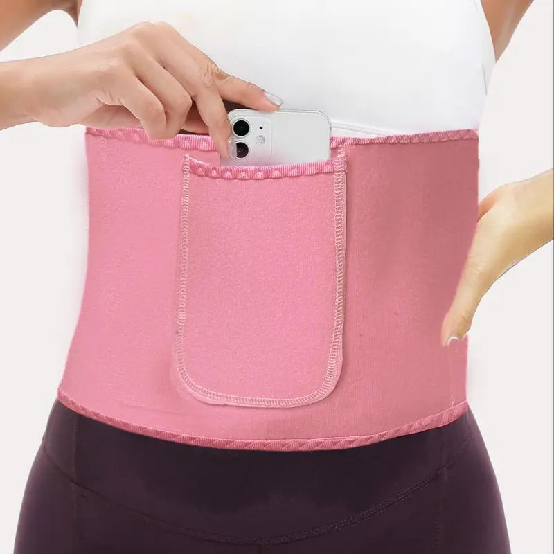 Sports Waist Trainer, Unisex Sweat Waist Trainer, Comfortable Sauna Sweat Belt, Fitness Waist Trainer, Waist Trimmer Cincher, Exercise Waistband, Workout Waistband, Sporty Waist Slimmer, Sports & Outdoor Accessories allveramart