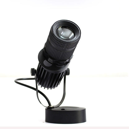 Adjustable LED Spotlight with Rotatable Head and Dimmable Brightness