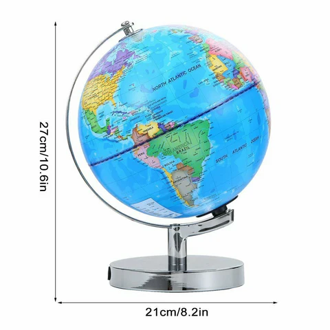 Levitating World Globe Night Light with 12 Constellation Views and Touch Switch Control