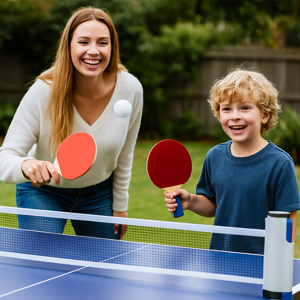 Adjustable Retractable Table Tennis Net That Clips onto Round, Square or Small Tables