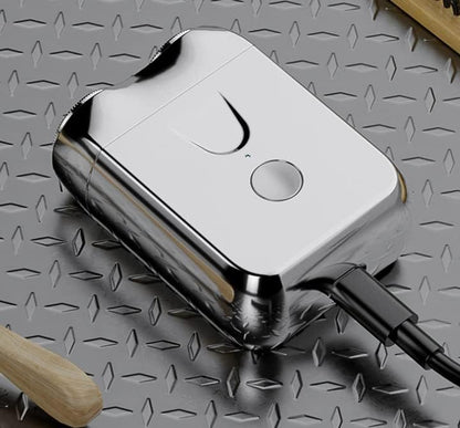 Rotary Electric Shaver with Dual Floating Heads for Wet and Dry Use