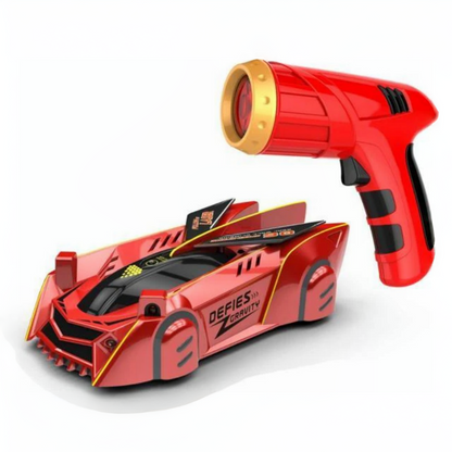 Laser Guided Wall Climbing RC Car with LED Light for Kids