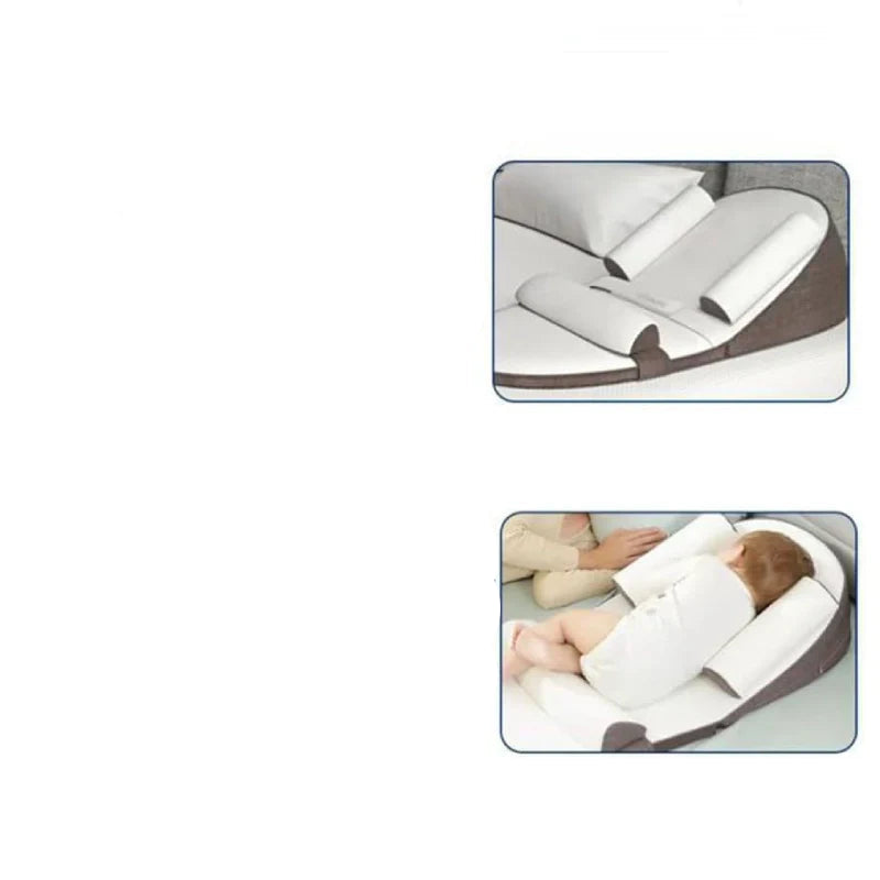 Infant Wedge Pillow with Memory Foam and Washable Cover for Reflux Support