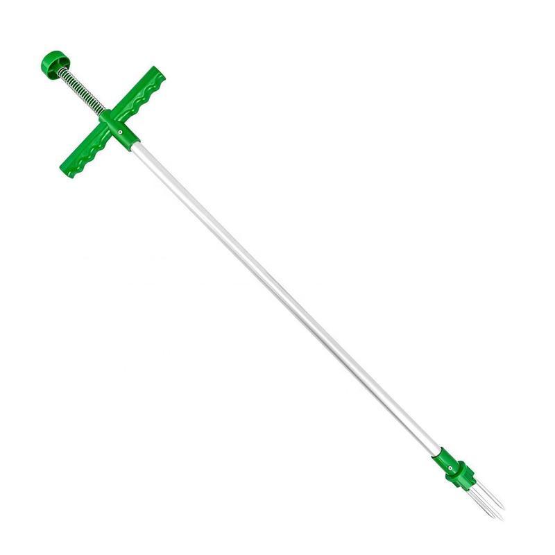 Standing Weed Puller with Triple Steel Claws and Foot Pedal