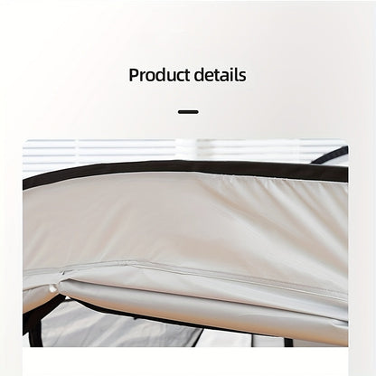Portable Tent Bed with Full Zipper Closure and Water Repellent Polyester, Insect Protection