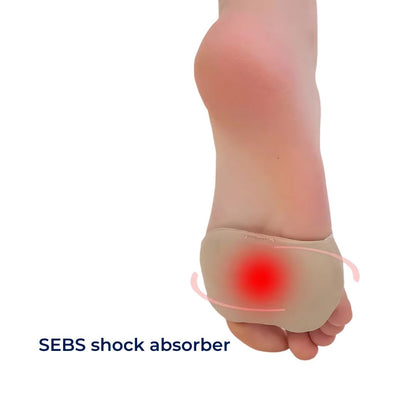 Gel Metatarsal Pads with Toe Sleeve for Ball of Foot Cushioning
